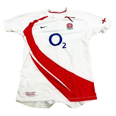 Phil Vickery Match Worn Shirt - England Rugby V Wales - 2009 Six Nations +COA • £2799.99