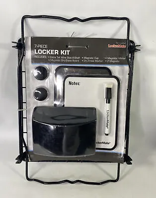 £16.34 • Buy 7 Piece Locker Kit LockerMate Locker Kit With 12  Stac-A-Shelf Black Extra Tall