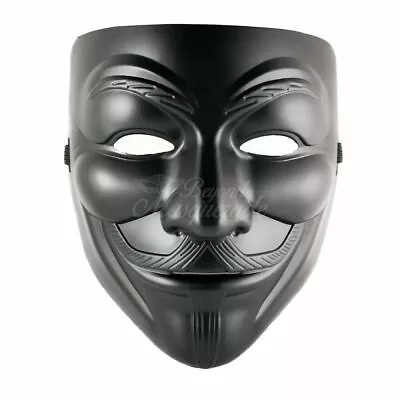 Anonymous Hacker V For Vendetta Masquerade Mask Protest Halloween Cosplay Custom • $7.95