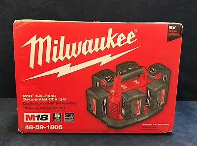 Milwaukee 48-59-1806 M18 18V 6 Bank Sequential Charger-NEW • $120