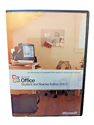 Microsoft Office Student And Teacher Edition 2003 - Full Version - EUC • $9.99