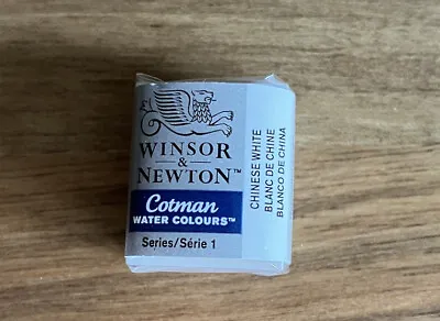 £1.95 • Buy Winsor & Newton Cotman Watercolour Paint Half Pan Chinese White 150
