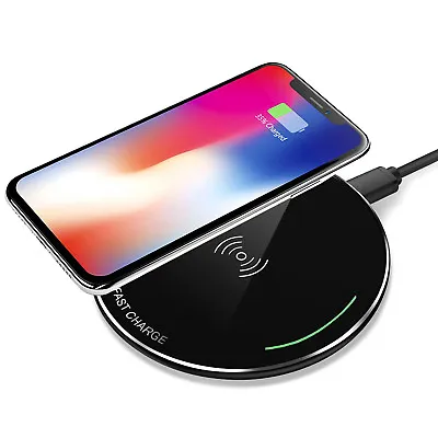 Magic Fast Qi Wireless Charger Pad For IPhone X/8/8 Plus Galaxy Note 8/5/S8/S8+ • $41.79