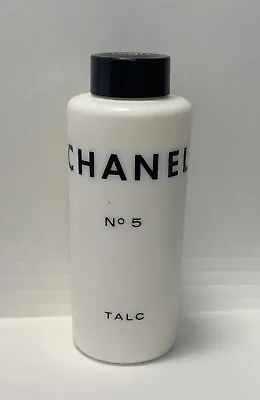 VINTAGE CHANEL No.5 TALC POWDER 4 Oz Open Bottle Barely Used 95% Full • £113.99