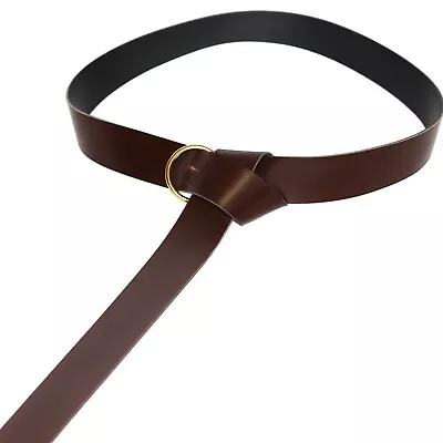 Medieval PU Leather Ring Belt Retro Belt For LARP Ren & Halloween Parties • $12.65