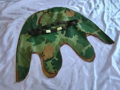 VIETNAM WAR US ARMY MITCHELL CAMO REVERSIBLE HELMET COVER With Eye Strap SET • $17.99