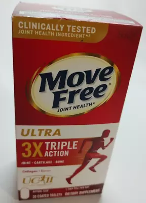 Move Free Ultra 3X Triple Action 30 Tab Joint Bone Exp. 07/2026 *8417 • $12.99