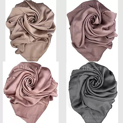 £6.99 • Buy Satin Silk Crinkle Hijab Chiffon Luxury Premium Hijab Scarf Shawl Sarong