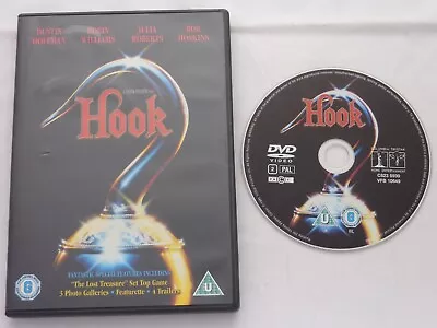 Hook DVD Dustin Hoffman Julia Roberts Robin Williams Peter Pan Fantasy Kids Film • £2.48