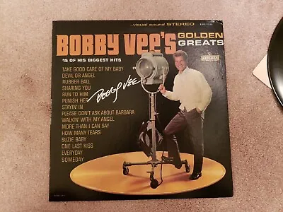 Bobby Vee  Golden Greats Signed Auto Lp Vinyl Record • $250