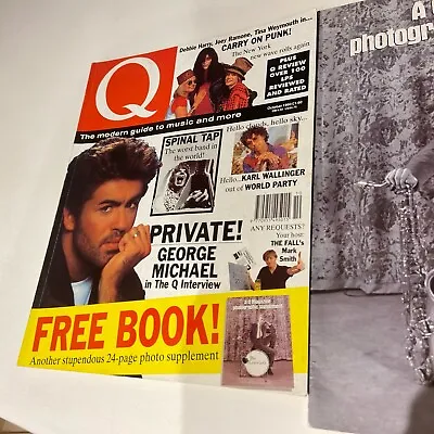 Q Magazine George Michael Cover  October  1990 issue 49 With Free Book • £2.65