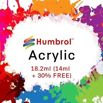 Humbrol Acrylic Model Paint 14ml Gloss Metallic Satin Matt All Colours & Shades • £3.20