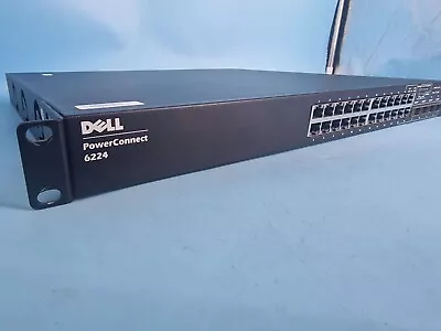 Dell Powerconnect 6224 24 Port Gigabit Ethernet Switch Incl. 10G Stack Module • £34.99