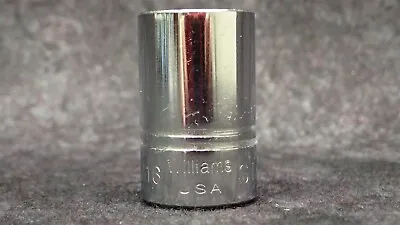 ST-1222 WILLIAMS 1/2  Dr X 11/16  12 Pts Standard Hand Socket (BN128) • $7.99