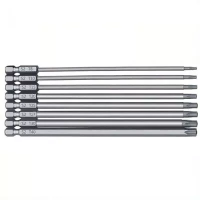 200MM Long Torx Screwdriver Bit Set 8Pcs Magnetic Hand Tool Kit (T8 T40) • $99.99