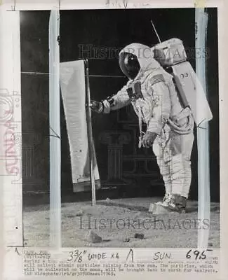 1969 Press Photo Edwin Aldrin Trains On Mock Lunar Surface For Moon Trip. • $9.99