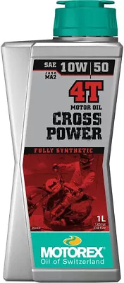 Motorex Cross Power 4T Oil - 10W50-1L CASE OF 10 L QTS • $149.99