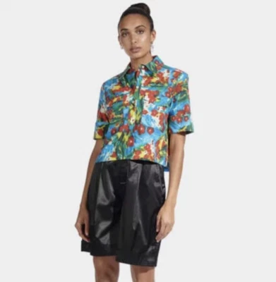 $68 • Buy NWT STAUD Rue Top In Abstract Floral XS RV $210