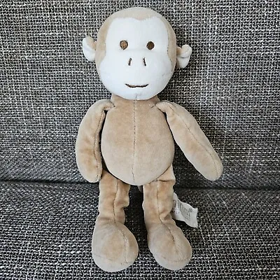 MiYim Simply Organic Monkey 9  Plush Light Tan Cream Stuffed Baby Toy • $12.95