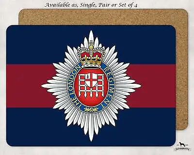 London Regiment - Placemat(s) - British Military Gift Idea Birthday Retirem... • £11.99