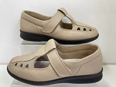 Ladies Sandal UK 7 Easy B Sunny Casual Beige Shoes UK Size 7 Fitting 2V • £14.99