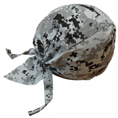 Camouflage Durag Skull Cap Head Wrap Biker Motorcycle Du Do Camo Bandana Dew Rag • $5.99