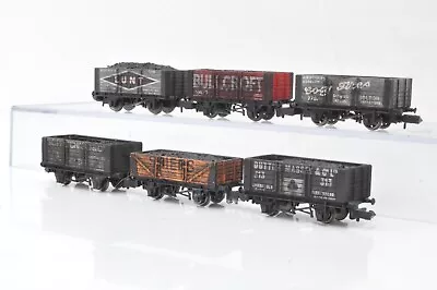 Graham Farish N Gauge - Rake Of 6 PO Wooden Mineral Wagons - Unboxed • £38.95