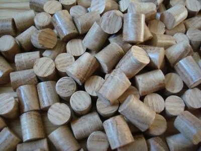  10 Mm European Solid Oak Tapered Plugs • £5.99