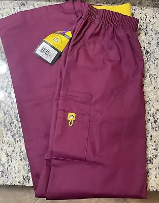 WonderWink Origins Wine Scrub Pants NEW Size Women’s Small Tall • $7.99