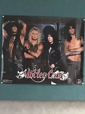 Vintage Original 1990s Motley Crue Group Pinup Rock Music Memorabilia Poster • $14.44