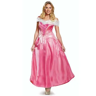 £61.99 • Buy Womens Official Disney Princess Aurora Costume Adult Sleeping Beauty Fancy Dress