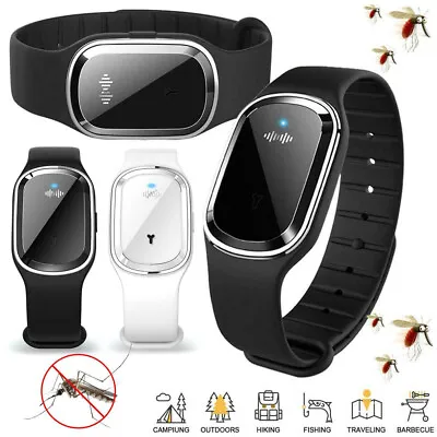 Ultrasonic Anti Mosquito Insect Pest Bugs Repellent Repeller Wrist Bracelet Band • $10.99