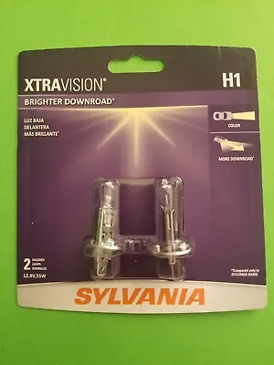 NEW SYLVANIA - H1 XtraVision - High Performance Halogen Headlight Bulb SET • $15.22