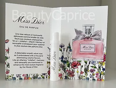 1 Sample X1ml Miss Dior Eau De Parfum EDP Spray VIAL Free P&P • £3.99