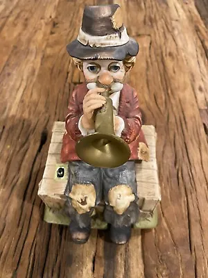 Waco Melody In Motion Willie The Trumpeter Hobo Clown Music Box Japan* • $24.77
