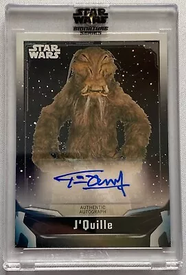 Star Wars Signature Series 2021 Tim Dry (J’Quille) Autograph Card A-TD • £24.69