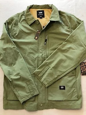 Vans Jacket Men's Medium New Drill Chore Coat MTE-1 Olivine • $49.99