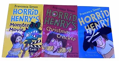 Horrid Henry Book Bundle Set Of 3 • £7.11
