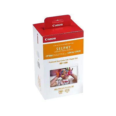 Canon Paper For SELPHY CP1500 - RP-108 Genuine Canon Ink + Paper Set (US IMPORT) • $100.42