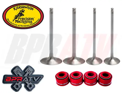 17-24 Honda CRF450R CRF 450R Kibblewhite Head Intake Exhaust Valves Viton Seals • $135.98