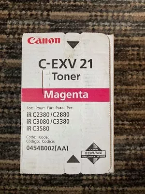 Canon CEXV21 0454B002 Toner Magenta New In Box • £8