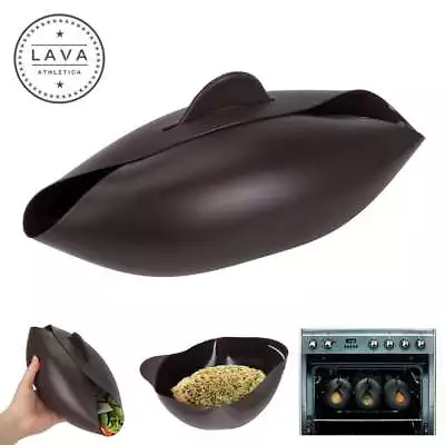 Silicone Bread Maker Bowl Folding Bread Baking Pan Microwave Vegetable Steamer • $10.19