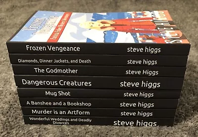 Steve Higgs Book Lot 8 Patricia Fisher Mystery Adventures Series Crime Detective • $73.49