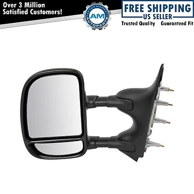 Manual Dual Arm Telescoping Mirror Driver LH Left For Ford Van Econoline E250 • $74.37