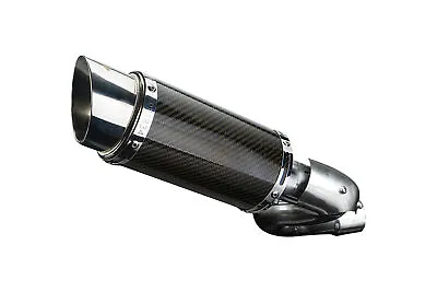 Aprilia RSV4 1000 Delkevic 8  Mini Carbon Round Muffler Exhaust Slip On 09-15 • $329.99