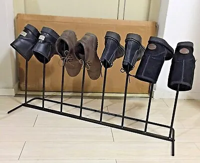  Iron Boot Storage Rack Stand Walking For Wellies Cast Iron Boot Rack Holder • £14.48