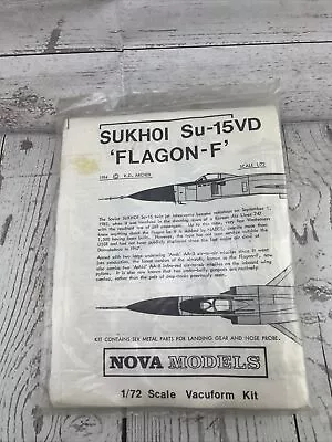 Nova Sukhoi Su-15VD  Flagon F   Vacuform Model Aircraft Kit 1:72 Scale Twin Jet • $15