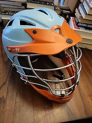 Cascade CPXR Lacrosse Field Hockey LT Blue/Orange Helmet CPX-R • $36