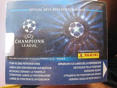 PANINI  UEFA Champions League 2013 / 2014  BOX  50 Stickers Packs SALAH Rookie ! • $87.97