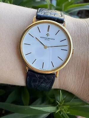 $3499 • Buy Vacheron Constantin Patrimony Watch Manual Cal.1015 Solid Gold 18K Mens 39029